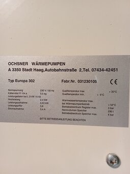 Tepelné čerpadlo - boiler 300 litrov - 3