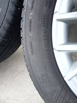 Seat 16"5x100 ...195/55 R16 orig.hlinik.disky letná sada - 3