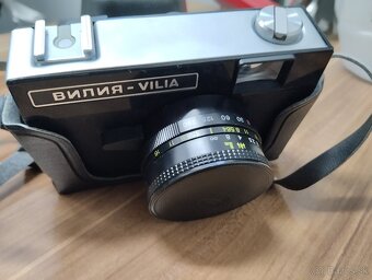 Retro fotoaparát Praktica  Pentacon F a fotoaparát "VILIA" - 3