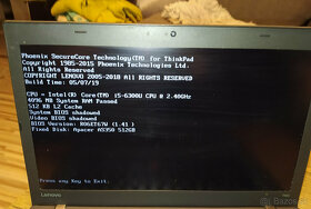 notebook Lenovo ThinkPad T460 - Core i5-6300u /S1664/ - 3