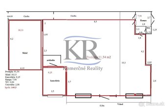 150 m2, Obchodné priestory na prenájom, Trenčín Zámostie - 3