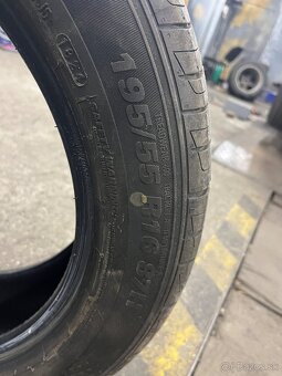 Predám letné pneumatiky 195/55/R16 Kumho Solus - 3