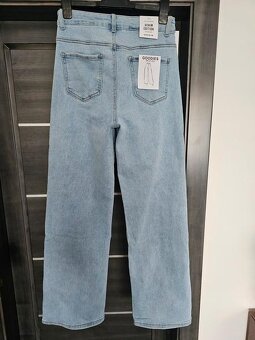 Elastické široké rifle Wide Leg - 3