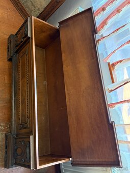 Rustikálna truhlica s úložným priestorom – masív - 3