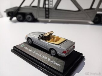 🚗💎 Predám kovový model 1:72 Mercedes-Benz SL R129 V12 🌟 - 3
