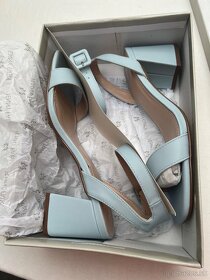 Dámske bledomodré topánky - 3