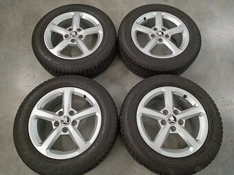 4ks zimne ALU 5x112 R16 6,5J ET43 SKODA OCTAVIA 4 - 3
