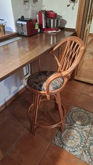 Rátanove kreslo a  bar.stolicka - 3