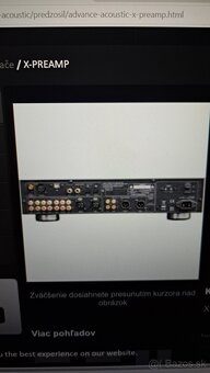 predám high-end zostavu Advance acoustic - 3