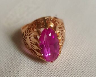 zlatý prsteň 14 ct. - 3