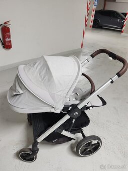 Kombinovaný kočík Cybex Balios S lux lava grey - 3