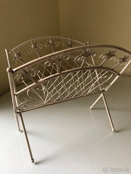 Vintage stojan na časopisy - 3