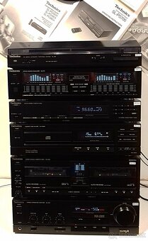 Zostava TECHNICS gramo,equalizer,tuner,CD,deck,zosiln. = M02 - 3