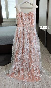 Svadobné šaty odtieň ecru - 3