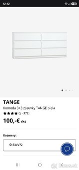 Komoda Jysk biela - 3