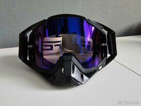 Motocross okuliare (čierne) - 3
