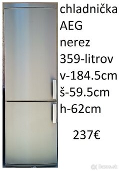 predám chladničku nerez aj bielu - 3
