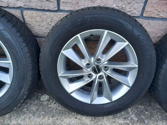 Predám zimné 17" Al disky Škoda Kodiaq 215/65 R17 - 3