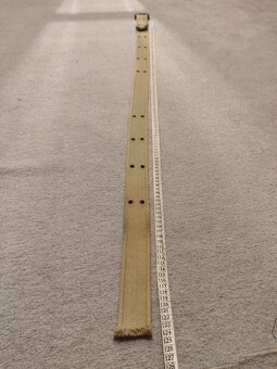 Abercrombie & Fitch pásek – plátěný, béžový, 128 cm - 3