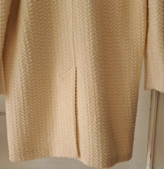 Kremovy kabatik 40 vlna Trucco - 3