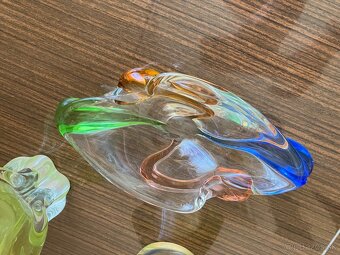 Vázy z farebného olovnatého skla - 3