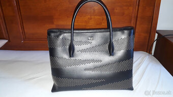 čierna kožená kabelka cavalli class  - nová - 3