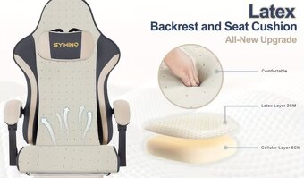 Herná a pracovná PC stolička - 3