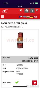 Svetlo Ford Tranzit - 3