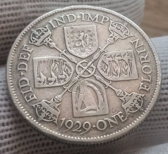 Strieborné mince Anglicka. - 3