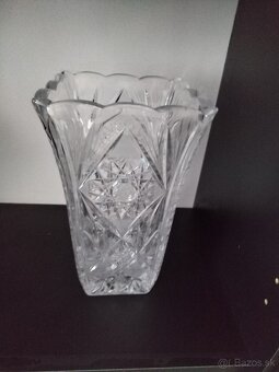 Predám kryštálovú vázu a misu - 3