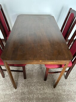 Jedálenský stôl a 4 stoličky - 3