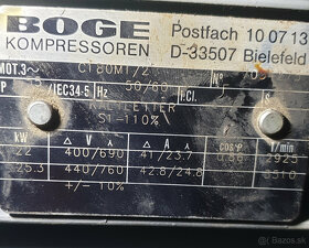 skrutkovy kompresor BOGE S30 - 3