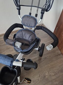 Detská trojkolka s vodiacou tyčou MamaLove Rider - 3