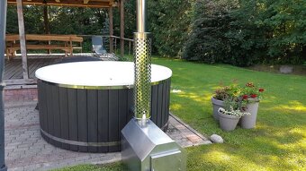 Hottub, drevený kúpací sud - 3