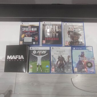 Predám PS5 s mechanikou 1 TB,s 2TB diskom a hrami - 3