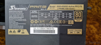 modulárny zdroj SEASONIC 650W Prime 650 ULTRA - 3