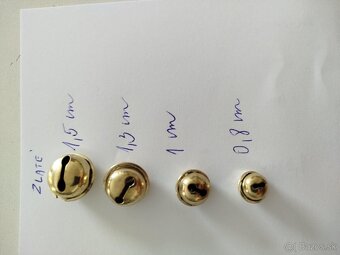 Kovové rolničky pre vianočnú tvorbu - 3