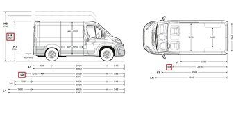 Prenájom dodávky Opel Movano L2H2. - 3