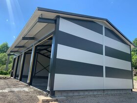OCEĽOVÁ KONŠTRUKCIA HALY - MONTOVANÁ HALA 10x24x6m - 3