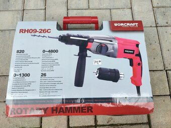 Predám priklepovu vŕtačku Worcraft nová - 3