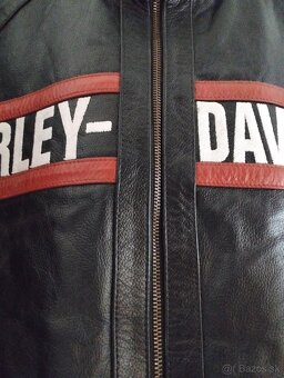 Moto Nová Kožená Bunda Harley Davidson - 3