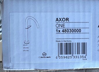 Axor One umývadlová batéria stojanková chrómová - 3