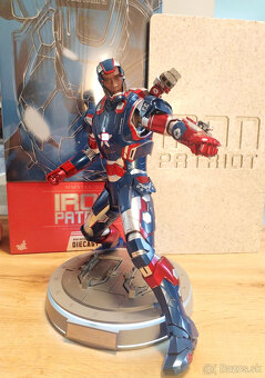 Iron man - Iron Patriot Hot toys 1/6 Diecast MMS195D01 - 3