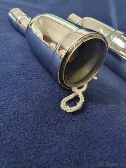 NOVÝ Výfuk JAWA Pionier 20-21 dutnik trojdielny - 3