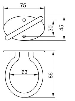 Držiak na sušič vlasov KEUCO - 3
