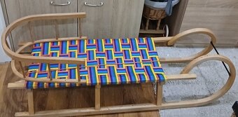 Klasické drevené sánky - 3