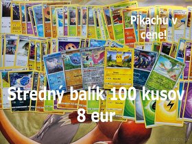 Pokemon karty balíčky+ Lesklé/Pikachu - 3