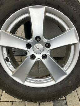 Alu Disky 5x112 215/65 R17, zimne pneu - 3