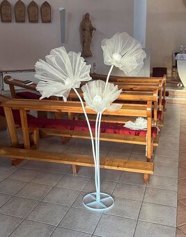 Gigantické kvety na svadbu cena za 2 kusy - 3