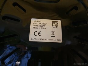 Predám teplovzdušnú fritézu PHILIPS HD9270/70 - 3